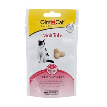фото вітаміни для кішок gimcat every day malt tabs, 40 г