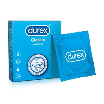 foto презервативи durex classic класичні, 3 шт