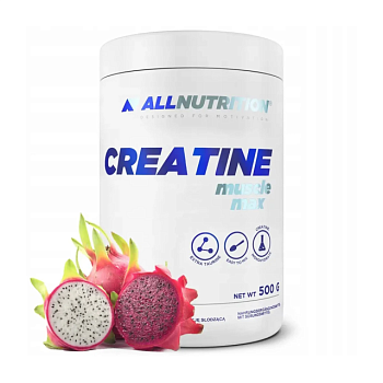 фото дієтична добавка креатин в порошку allnutrition creatine muscle max pitaya, 500 г
