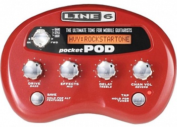 foto гитарный процессор line6 pocket pod