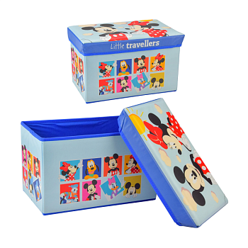 фото кошик-скринька для іграшок країна іграшок mickey mouse, 40*25*25 см (d-3526)