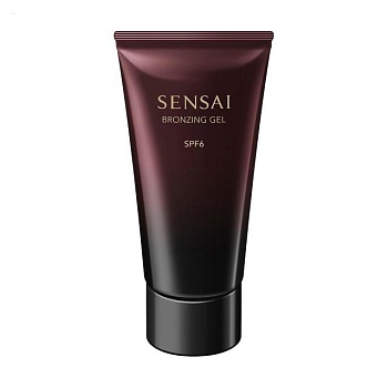 фото бронзувальний гель для обличчя sensai bronzing gel spf 6, bg61 soft bronze, 50 мл