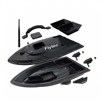 foto модель кораблика для прикормки flytec hq2011 для самостоятельной сборки (без электронных плат, батареи и моторов) (100682)