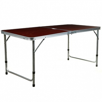 foto стол раскладной + 4 стула folding table (5464) красный