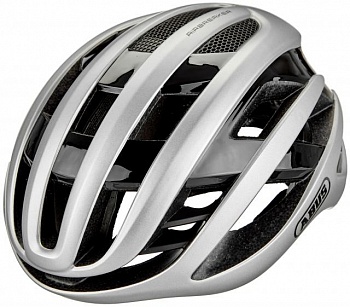 foto шлем велосипедный abus airbreaker gleam silver s (51-55 см) (817403)