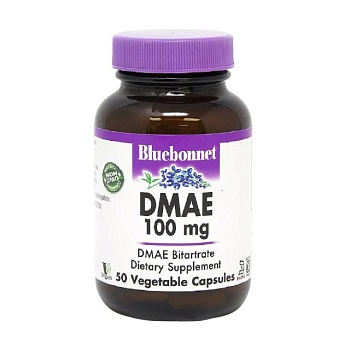 фото дієтична добавка в капсулах bluebonnet nutrition dmae диметиламіноетанол 100 мг, 50 шт