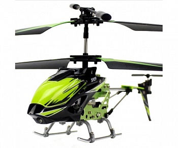 foto комнатный вертолет wl toys s929 зеленый ик