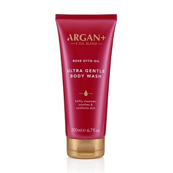 фото гель для душа argan+ rose otto oil ultra gentle body wash, 200 мл