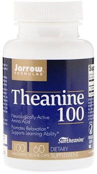 фото jarrow formulas theanine 100 100 mg 60 veggie caps теанин