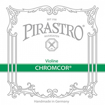 foto комплект струн для скрипки 1/8-1/4 pirastro chromcor p319060
