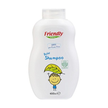 фото дитячий шампунь friendly organic baby shampoo без запаху, 400 мл