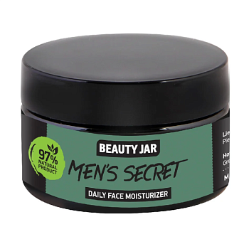 фото чоловічий крем для обличчя beauty jar men’s secret daily face moisturizer, 60 мл