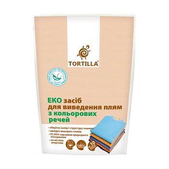 foto засіб tortilla eco для видалення плям з кольорових речей, 200 г