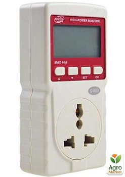 фото вимірювач споживання електроенергії (ватметр) 16a benetech gm89