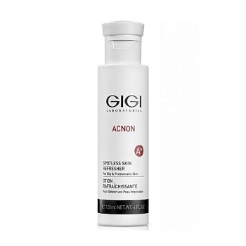 фото очищувальний тонік gigi acnon spotless skin refresher для жирної та проблемної шкіри обличчя, 120 мл