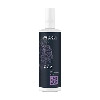 фото допоміжний спрей-кондиціонер для волосся 2в1 indola exclusively professional cc2 2 in 1 conditioning spray, 250 мл