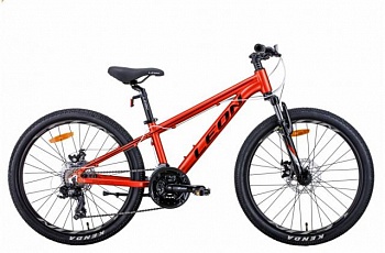 foto велосипед al 24" leon junior am dd рама-12" красный 2021