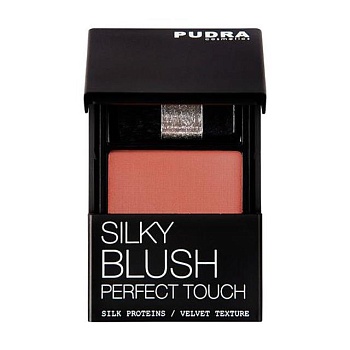 фото компактні рум'яна для обличчя pudra cosmetics perfect touch silky blush 05, 4.2 г
