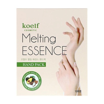 foto маска для рук petitfee & koelf melting essence hand pack, 10*14 г