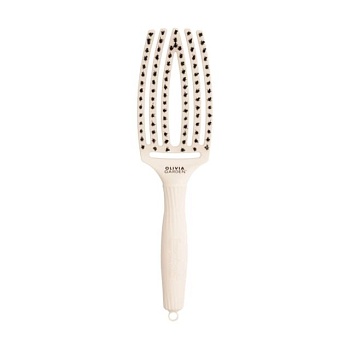 фото масажна щітка для волосся olivia garden fingerbrush bloom creamy, 1 шт