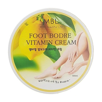 фото крем для ніг mbl foot bodre vitamin cream, 300 мл