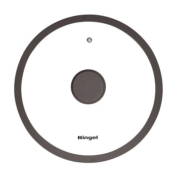 foto кришка ringel universal silicone скляна, кругла, 26 см (rg-9302-26)