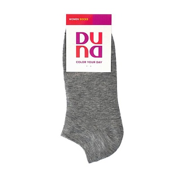 фото шкарпетки жіночі duna 307 укорочені, сірі, розмір 21-23