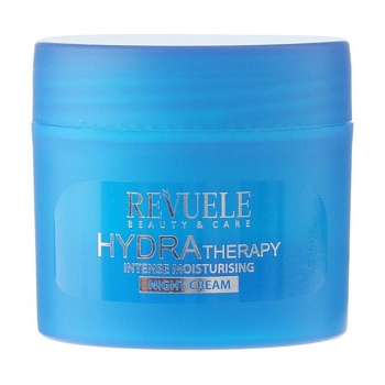 фото нічний крем для обличчя revuele hydra therapy intense moisturising night cream, 50 мл