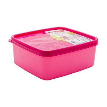 фото контейнер для морозильної камери irak plastik alaska рожевий, 14*13*5.5 см, 650 мл (5505)