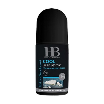 фото кульковий дезодорант health and beauty cool roll on deodorant з магнієм, чоловічий, 75 мл