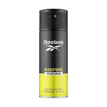 фото парфумований дезодорант reebok inspire your mind deodorant body spray чоловічий, 150 мл