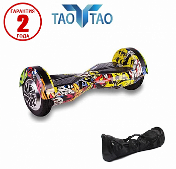 foto гироборд taotao smart balance wheel 8" (хип-хоп) + сумка в подарок new 2021 гироскутер (grs- 11361)