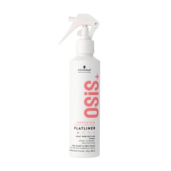 фото термозахисний спрей для волосся schwarzkopf professional osis+ smooth & shine flatliner heat protection spray, 200 мл