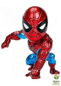 фото фігурка металева "марвел 4. людина-павук класичний", висота 10см, 8+ jada