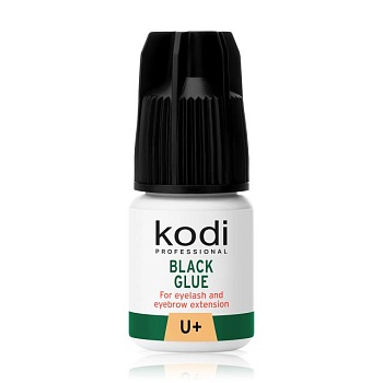 фото клей для нарощування вій kodi professional black glue u+, 3 г