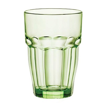 фото склянка для напоїв та води bormioli rocco rock bar mint, 370 мл (418960b03321990)