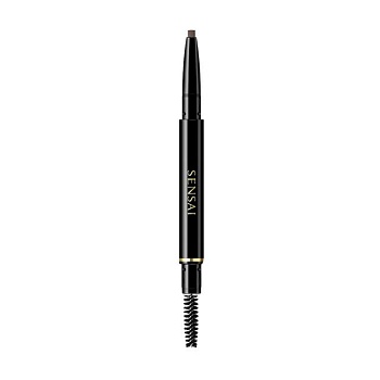 фото олівець для брів sensai styling eyebrow pencil 01 dark brown, 0.2 г