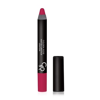 фото матова помада-олівець для губ golden rose matte crayon lipstick 16, 3.5 г