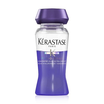 фото концентрат kerastase fusio dose concentre ultra violet для відновлення освітленого волосся та нейтралізації жовтизни, 10*12 мл