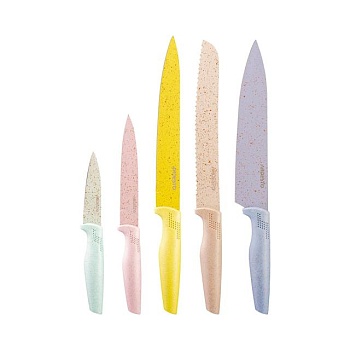 фото набір ножів ardesto fresh, 5 шт (ar2105fr)