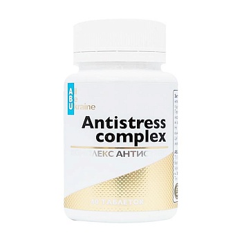 фото дієтична добавка в таблетках abu antistress complex комплекс антистрес, 60 шт