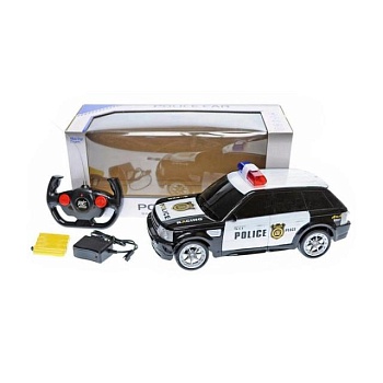 фото дитяча машинка yg toys police car на радіокеруванні, з акумулятором, від 3 років, 38*17*15 см (3699-q5)