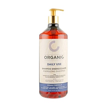 фото шампунь для волосся punti di vista organic daily use energizing shampoo для щоденного застосування, 1 л