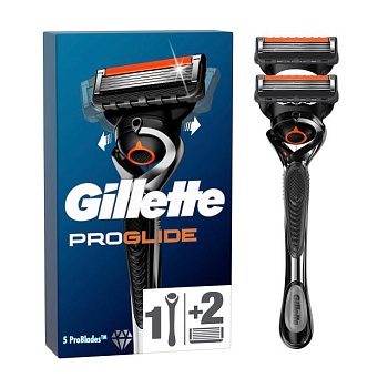 фото станок для гоління gillette fusion5 proglide flexball чоловічий, з 2 змінними картриджами