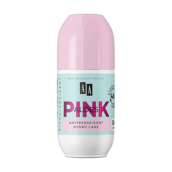фото кульковий антиперспірант aa aloes pink antyperspirant hydro care жіночий, 50 мл
