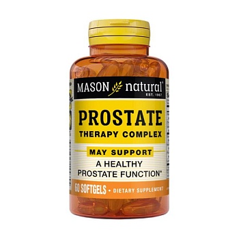 фото дієтична добавка в капсулах mason natural prostate therapy complex комплекс терапії простати, 60 шт