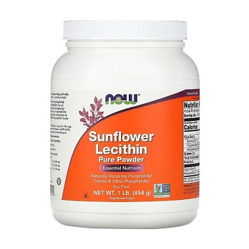 фото дієтична добавка в порошку now foods sunflower liquid lecithin соняшниковий лецитин, 454 г