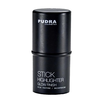 фото хайлайтер-стік для обличчя pudra cosmetics glow finish stick highlighter 03, 6 г