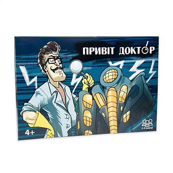 фото настільна гра strateg привіт доктор, українською мовою, від 4 років, 37*25.5*2 см (30779)