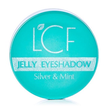фото тіні-желе для повік lcf silver & mint jelly eyeshadow 3, 4 г